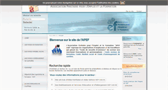 Desktop Screenshot of apef.affinitic.be